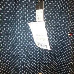 Tommy Hilfiger Medium Button Up Polo $15
