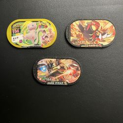 Pokemon Mezastar Card Groudon SS TAKARA, Zygarde and Mew