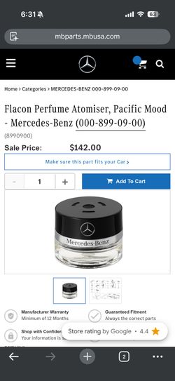 Mercedes Benz Driving Perfume