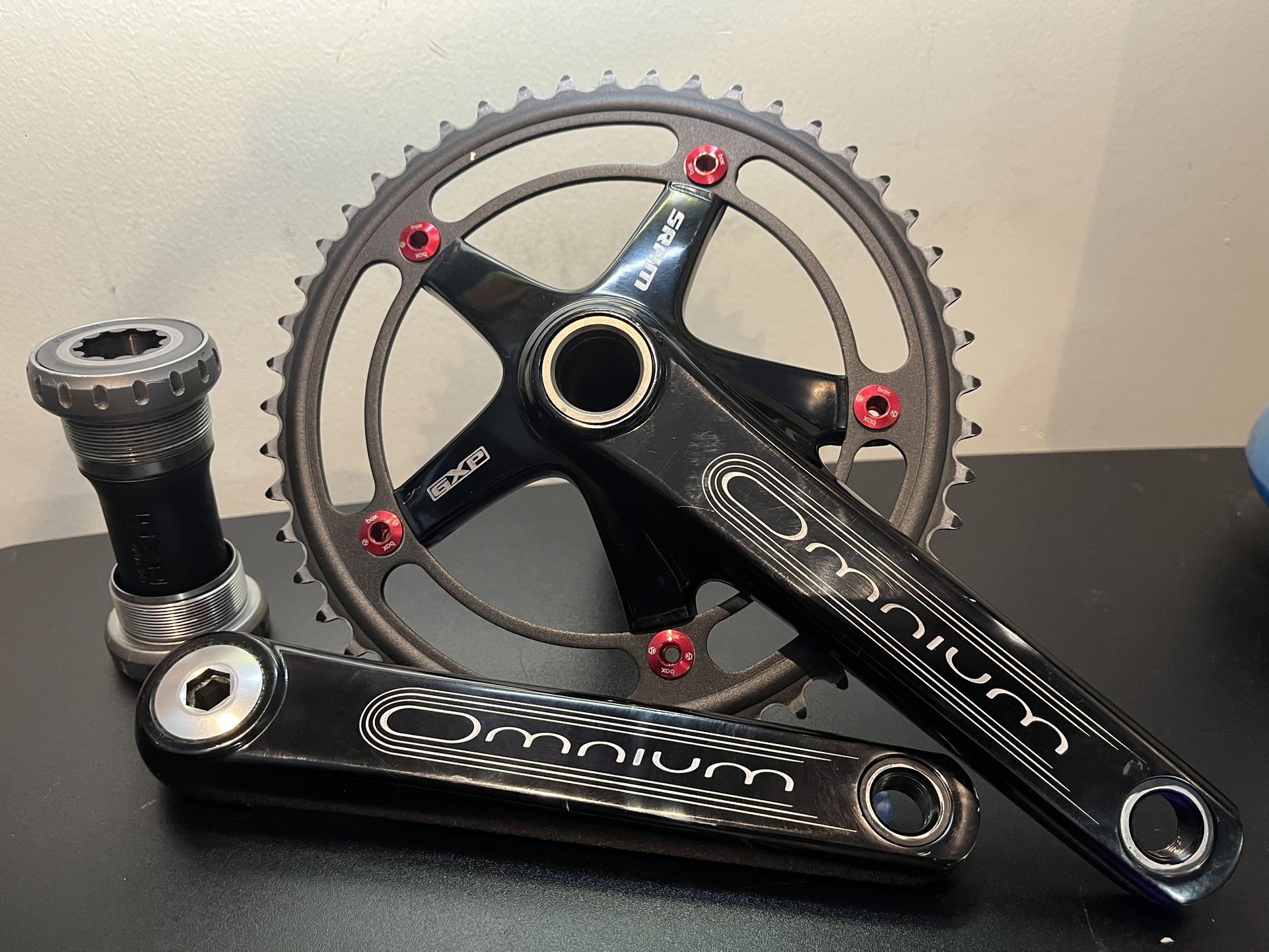 SRAM OMNIUM クランクセット 170mm 中古美品 SRAM OMNIUM スラム