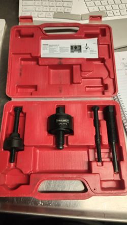 OEMTOOLS 27031 Power Steering Puller And Installer Kit Removes And Installs Power Steering Pumps On Most Domestic Ford, GM And VW