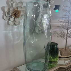 Spain Large Recycled Glass Vase 29".5