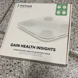 FitTrack Dara Smart BMI Digital Scale - New/Open Box - Full Body Analysis