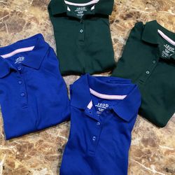 (4) Girls Izod Shirts, Size Med 10/12 / PRICE IS FOR ALL  