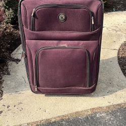 Leisure international L1 burgundy suitcase 29” x 19” x 12”