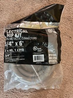 Electrical Whip Kit 3/4" x 6' Non-Metallic