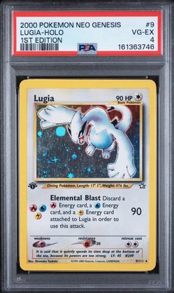 PSA 4 1st Edition Lugia