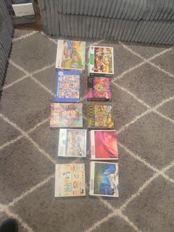 10 bxs puzzles /$ 5 each