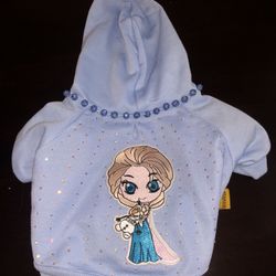 XXS Elsa Dog hoodie