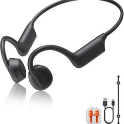 Bone Conduction Headphones Lightweight Open Ear Headphones Sport Headphones with Built-in Mic Extra Comfort IPX5 Waterproof Headset for Running,Cyclin