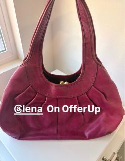 Y2K Rare Coach Leather Pink Kisslock (no trades!)
