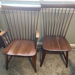 Ethan Allen Vintage Solid Wood Chairs 