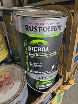 Rust-oleum S60 Epoxy Gloss Finish.