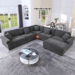 Customizable Modular Sectional Sofa Couch