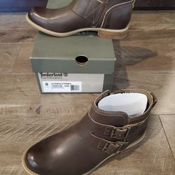 Timberland women's 8 Savn Hill Double Buckle Booties $100