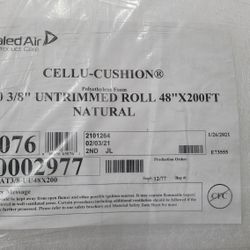 3/8" Thick Polyethylene Foam Padding