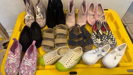 Girls Used Shoes Size 10C All For $25