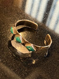 Vintage FTC Silver/Turquoise Cuff
