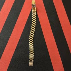 Anillo De Diamantes, 14,k Y Esclaba De 14 Kilates