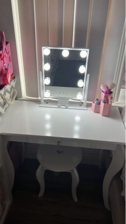 Little Girls Vanity & Stool - PRICE IS FIRM