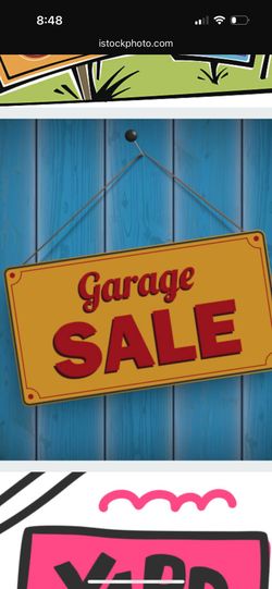 Garage sale today!!!!!    HERNDON AND SPRUCE