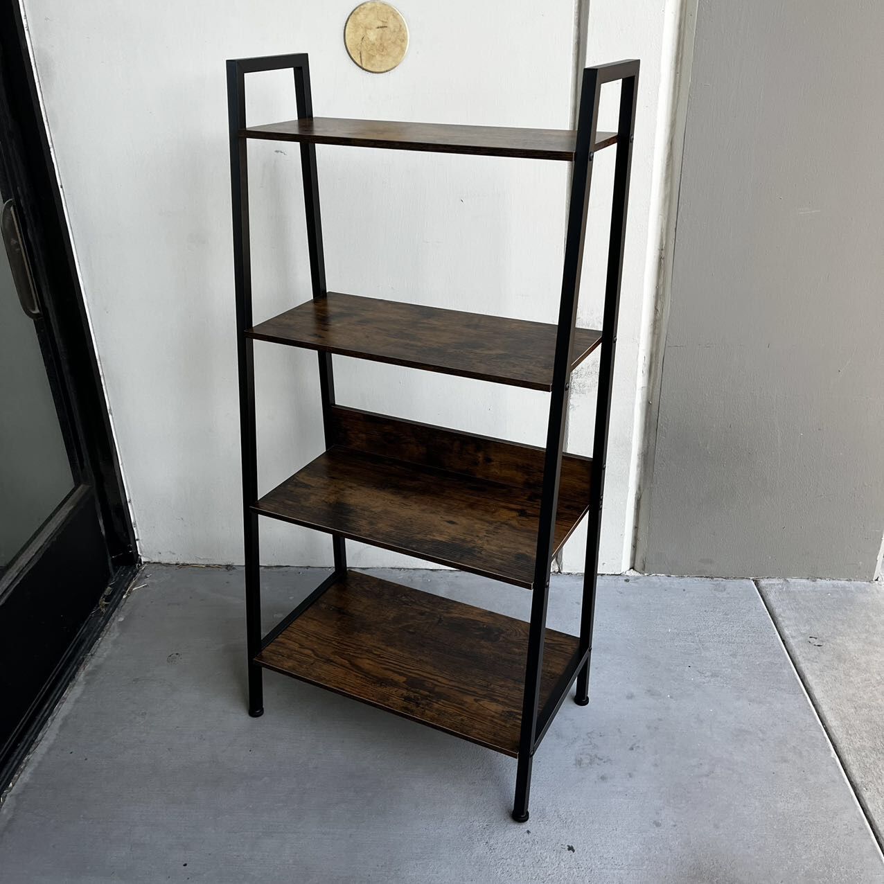 Brand New Ladder Bookshelf Book Shelf Bookcase