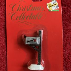 CHRISTMAS COLLECTABLE MAIL BOX Metal Miniature ** More NEW & VINTAGE items here
