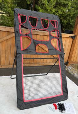 6 FT x 4 FT Baseball & Softball Pitching Target Net – Portable Strike Zone Training Screen