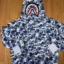 BLUE BATHING APE JACKET (REAL)