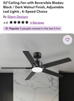 Ceiling Fan 52 in