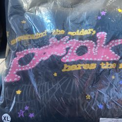 Black Pink Spider Hoodie 