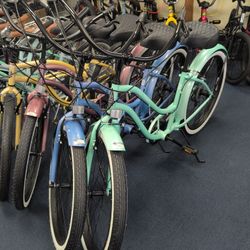 Hbbc Old School Step Through 7 Speed Beach Cruiser