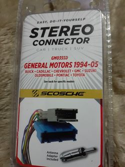 Scosche GM 1994-2005 Stereo connector.
