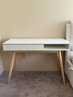 White desk