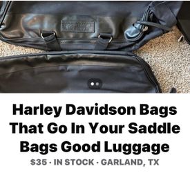 HD Saddle Side Bags   Cash only