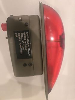 Aircraft Light For Parts or Decor Loose Parts Inside