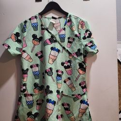 Disney Women's Scrabs Size S