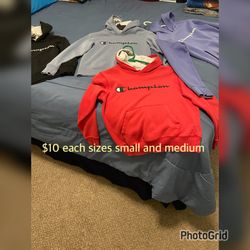 Champion Hoodies $10