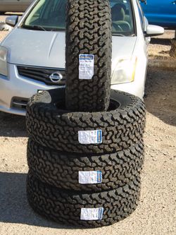 LT 265/75/16 New Maxtrek Hill Tracker All Terran 10 Ply Tires