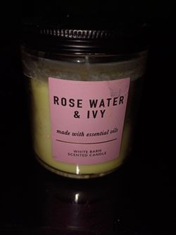 White Barn Rose Water & Ivy scented candle
