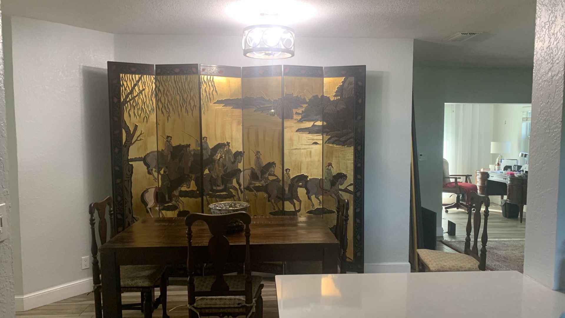 Antique 6 Panels Screen 