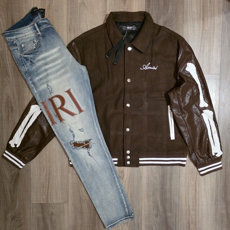 AMIRI jacket + Jeans COMBO