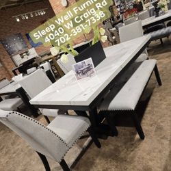 🇺🇸 ✨️ Dining Table Chair Sets! Furniture Sectionals, Queen Bedrooms Avail