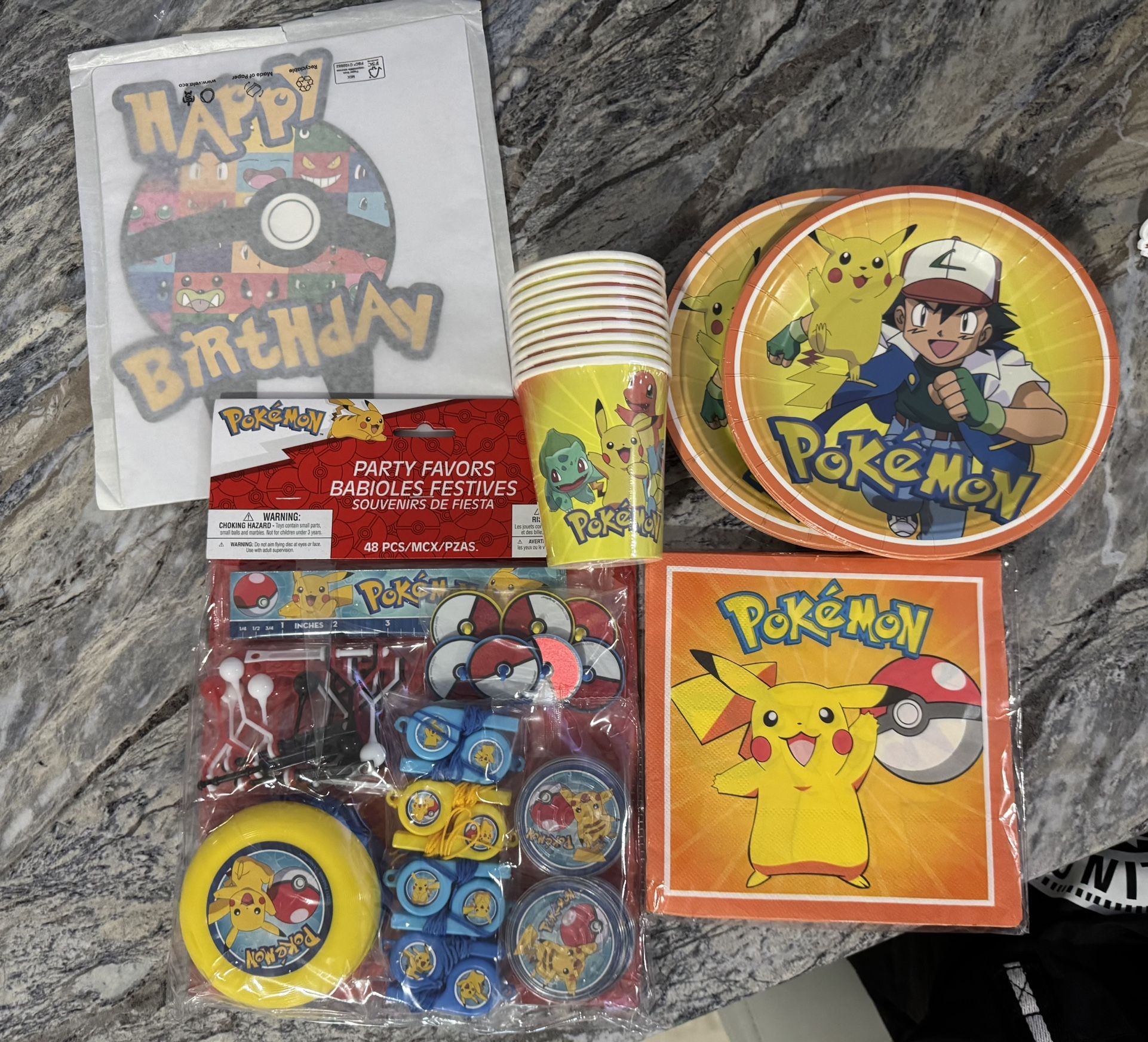 Pokemon Party Supplies