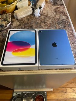 Apple iPad 10th gen 64 GB Wi-Fi and cellular unlocked blue
