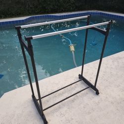 Shoe Rack Sneaker Organizer Rack 2 Level Tennis Shoe Rack Metal Plastic Black