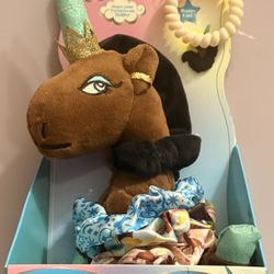 Afro Unicorn Plush Holder With 3 Hair Twisters & Bonus Coil New