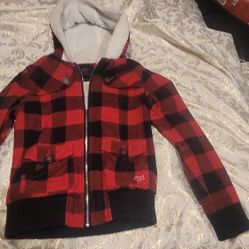 Fox Racing Girls Size Medium Heavy Weight Winter Jacket 