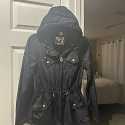 XS Black Michael Kors Hooded Jacket
