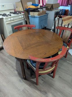Teak gaming table